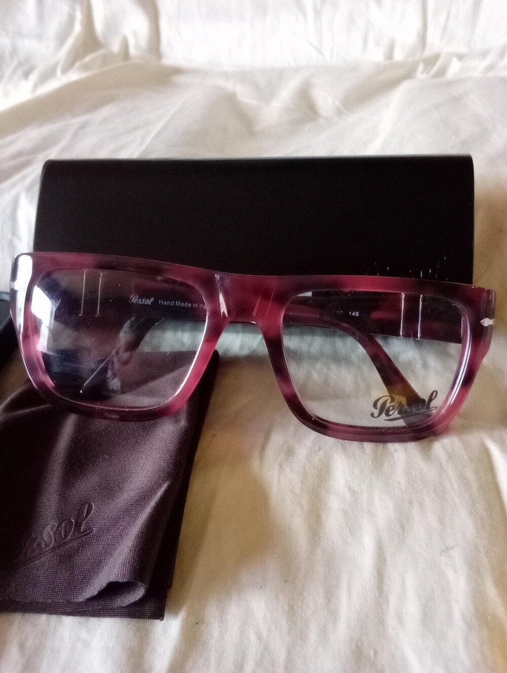 Persol PO3348V 1212 Red Havana Eyeglasses 55mm